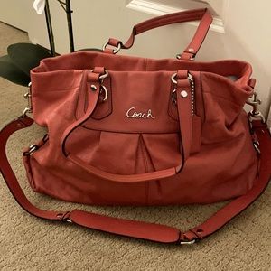 Coral Coach purse.